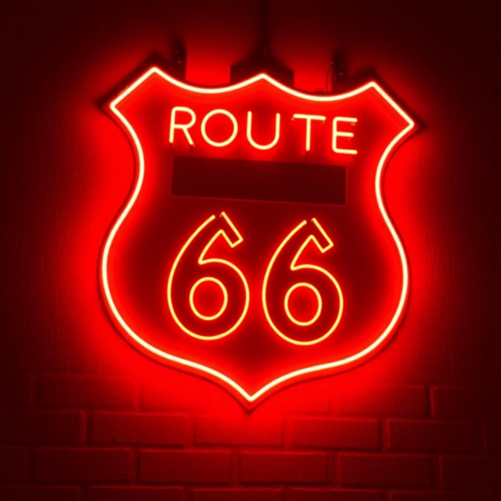 Neon Route 66